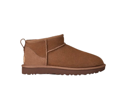 UGG Femme Botte Classic Ultra Mini Marron