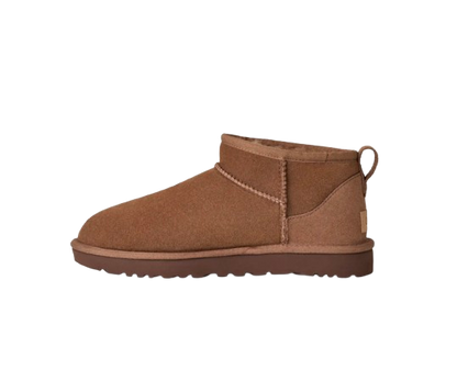 UGG Femme Botte Classic Ultra Mini Marron