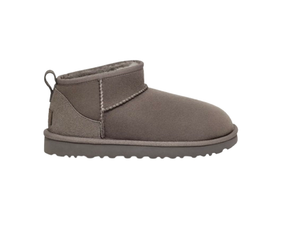 UGG Femme Botte Classic Ultra Mini Gris